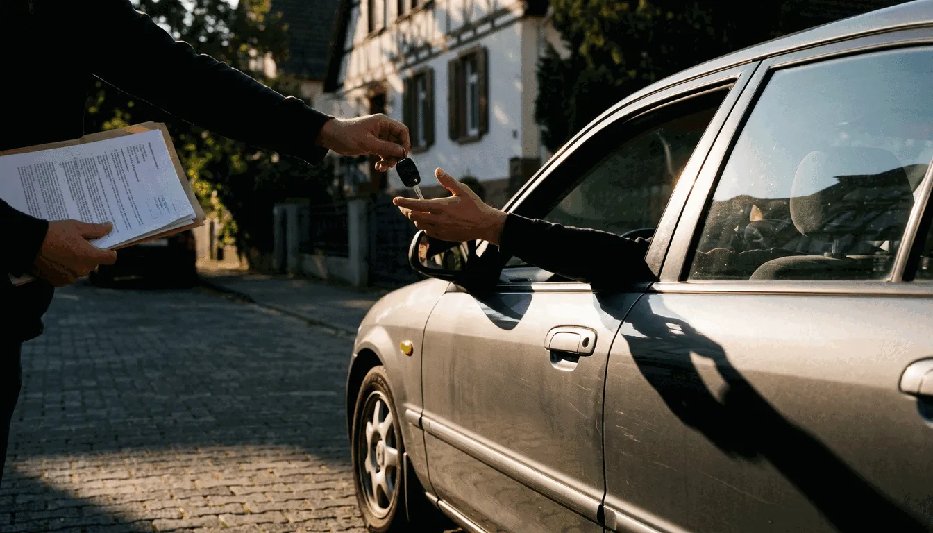 Auto ummelden nach Kauf — Halterwechsel, eVB, Kosten & Fristen